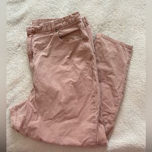 Blush Pink corduroy pants